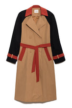 Load image into Gallery viewer, Block Coloured Trench Coat