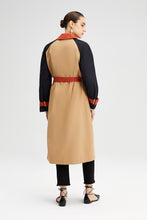 Load image into Gallery viewer, Block Coloured Trench Coat