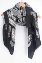 Load image into Gallery viewer, Architecture Lightweight Scarf - Black