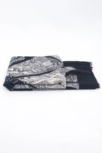 Load image into Gallery viewer, Architecture Lightweight Scarf - Black