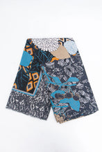 Load image into Gallery viewer, Gabrielle Lightweight Scarf - Blue Floral Geometric