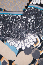 Load image into Gallery viewer, Gabrielle Lightweight Scarf - Blue Floral Geometric
