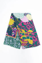Load image into Gallery viewer, Gabrielle Lightweight Scarf - Green/Pink Floral Geometric