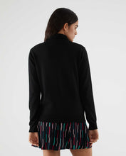 Load image into Gallery viewer, Compania Fantastica Fine Knit Polo Neck - Black