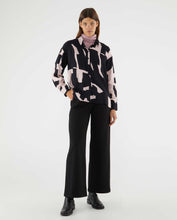 Load image into Gallery viewer, Compania Fantastica Abstract Block Print Shirt - Pink/Black