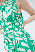 Load image into Gallery viewer, Compania Fantastica Hortensia Dress - Green Floral