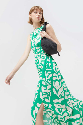 Compania Fantastica Hortensia Dress - Green Floral