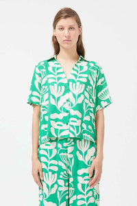 Compania Fantastica - Hortensia Floral Shirt - Green
