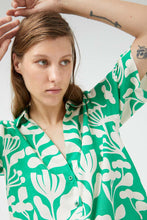 Load image into Gallery viewer, Compania Fantastica - Hortensia Floral Shirt - Green