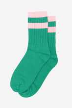 Load image into Gallery viewer, Glitter Socks - Green/Pink