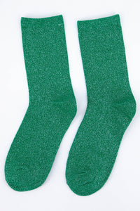 Glitter Socks - Green