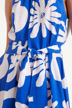 Load image into Gallery viewer, Compania Fantastică  Bluet Blue Printed Midi Dress