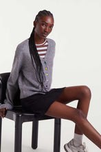 Load image into Gallery viewer, Compania Fantastică Grey Knitted Cardigan