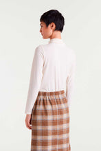 Load image into Gallery viewer, Compania Fantastica Tie Neck Top - Cream