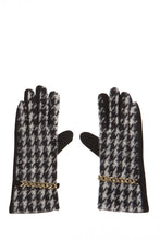Load image into Gallery viewer, Alex Max Chain Gloves - Black/Cream