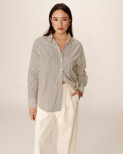 Load image into Gallery viewer, Grace & Mila Parsons Shirt - Striped Ecru