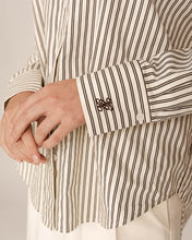 Load image into Gallery viewer, Grace & Mila Parsons Shirt - Striped Ecru
