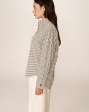 Load image into Gallery viewer, Grace & Mila Parsons Shirt - Striped Ecru