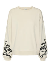 Load image into Gallery viewer, Vero Moda VELO L/S SWEAT Top Boutique - Navy/Birch