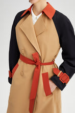 Load image into Gallery viewer, Block Coloured Trench Coat