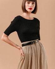 Load image into Gallery viewer, Grace & Mila Lisalou top - Noir