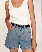 Load image into Gallery viewer, Grace & Mila Rice Denim Shorts - Blue