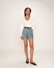 Load image into Gallery viewer, Grace & Mila Rice Denim Shorts - Blue