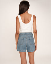 Load image into Gallery viewer, Grace & Mila Rice Denim Shorts - Blue