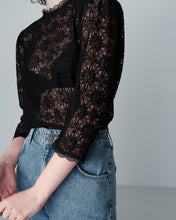 Load image into Gallery viewer, Grace & Mila Navy Top - Black