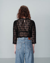Load image into Gallery viewer, Grace & Mila Navy Top - Black