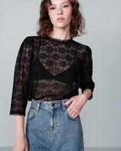 Load image into Gallery viewer, Grace & Mila Navy Top - Black