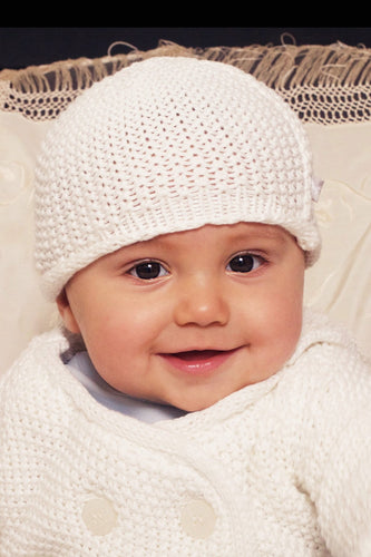 The Little Tailor Knitted Hat - cream