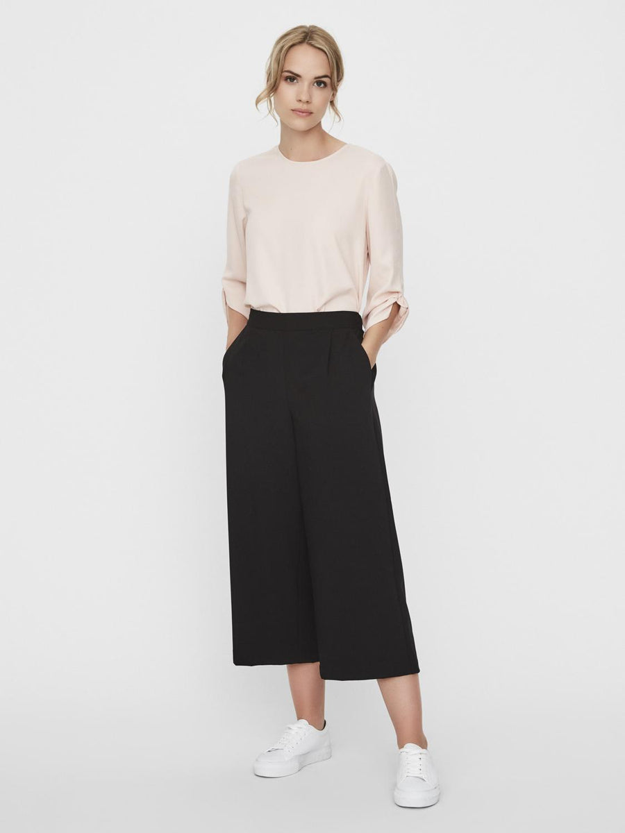 Vero Moda Cookie Culotte Pant Black Minsky London Ltd