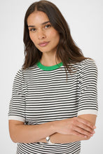 Load image into Gallery viewer, Kaffe Lizza Pullover - Black Stripe