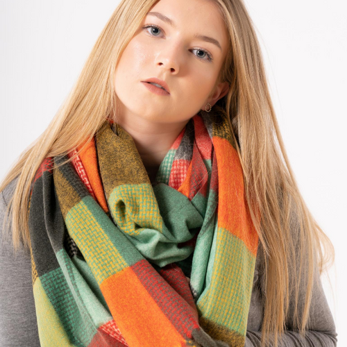 Bold Check Scarf