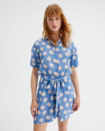 Compania Fantastica Pitaya Print  Playsuit - Fruit Spot