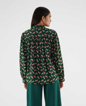 Load image into Gallery viewer, Compania Fantastica Bunny Print Shirt - Dark Green by