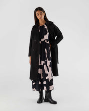 Load image into Gallery viewer, Compania Fantastica Midi Long Block Print Dress - Pink/Black