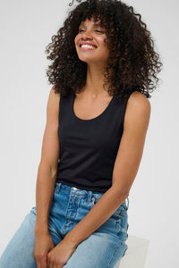 Kaffe Arina Top - Black