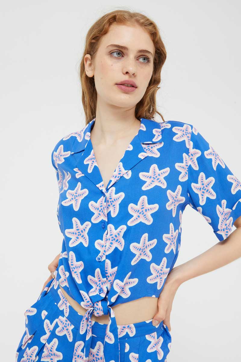 Compania Fantastica Starfish Shirt - Blue