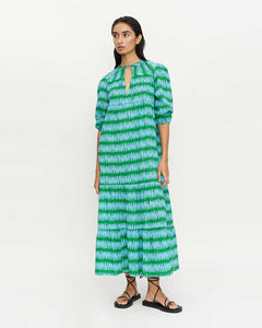 Compania Fantastica Print Maxi Dress - Green