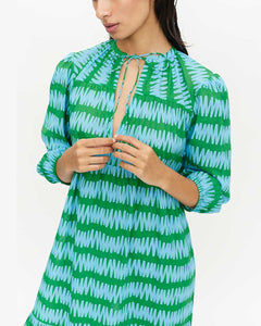 Compania Fantastica Print Maxi Dress - Green