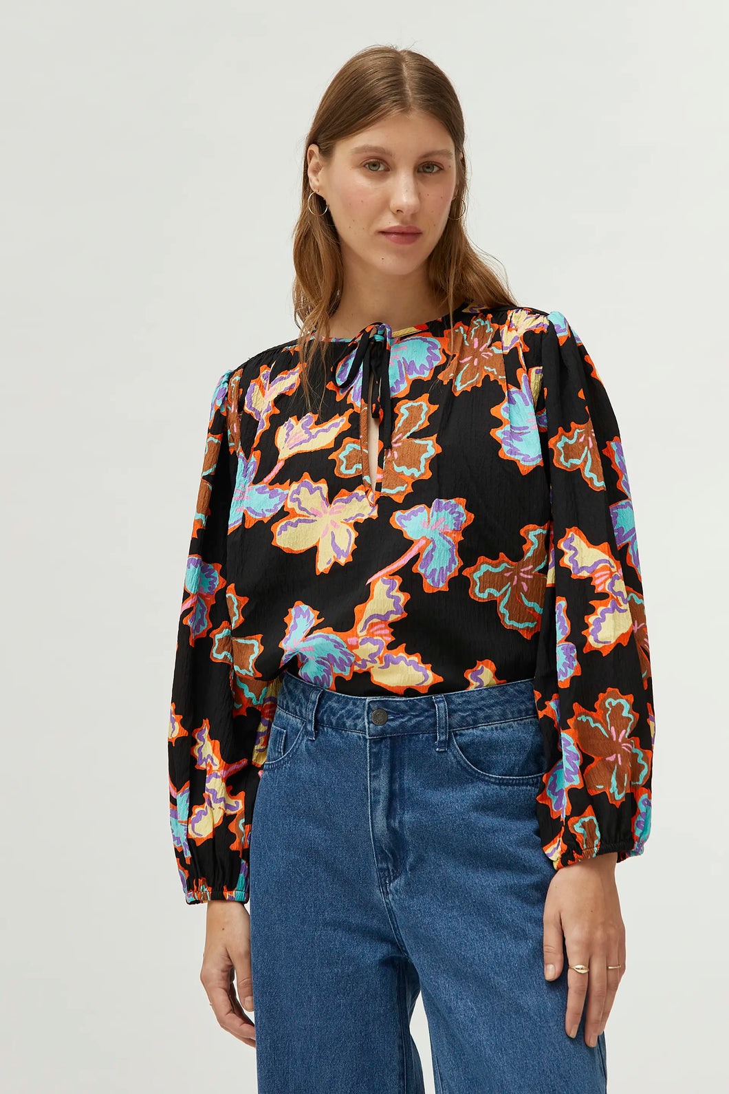 Compania Fantastica Flower Print Top