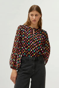 Compania Fantastica Polka Dot Top