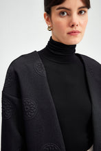 Load image into Gallery viewer, Embossed Kimono - Black