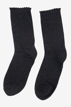 Load image into Gallery viewer, Vero Moda Glitter Socks - Black/Silver