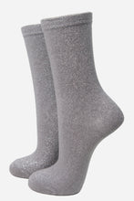 Load image into Gallery viewer, Glitter Socks - Silver