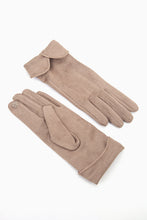 Load image into Gallery viewer, Fold Over Scalloped Gloves - Camel