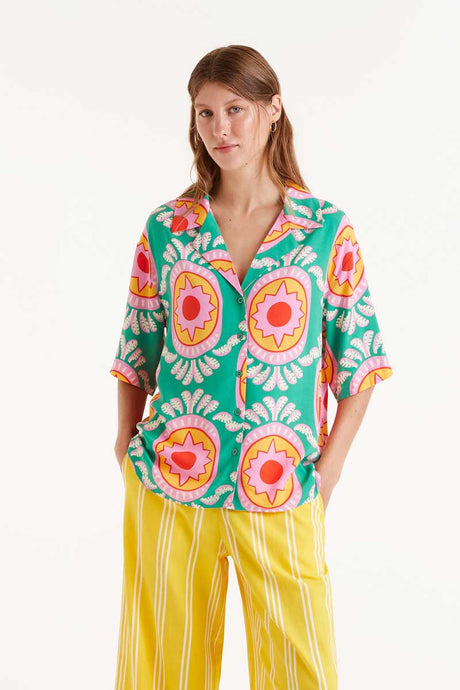 Compania Fantastică Curitiba Print Fluid Shirt