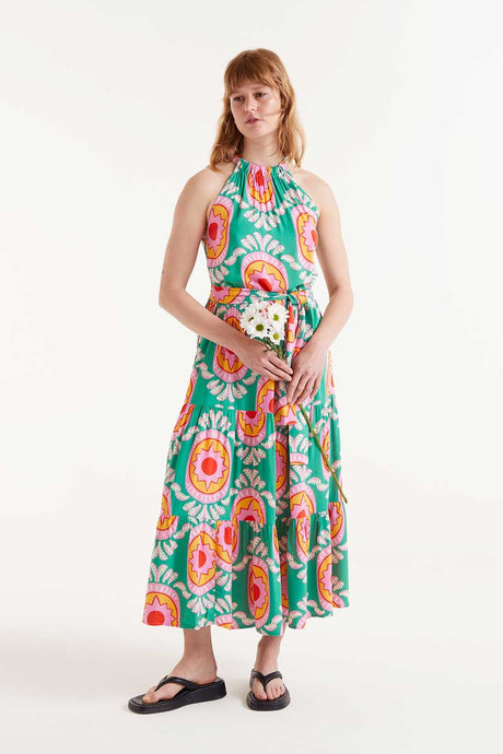 Compania Fantastică Curitiba Printed Midi Dress
